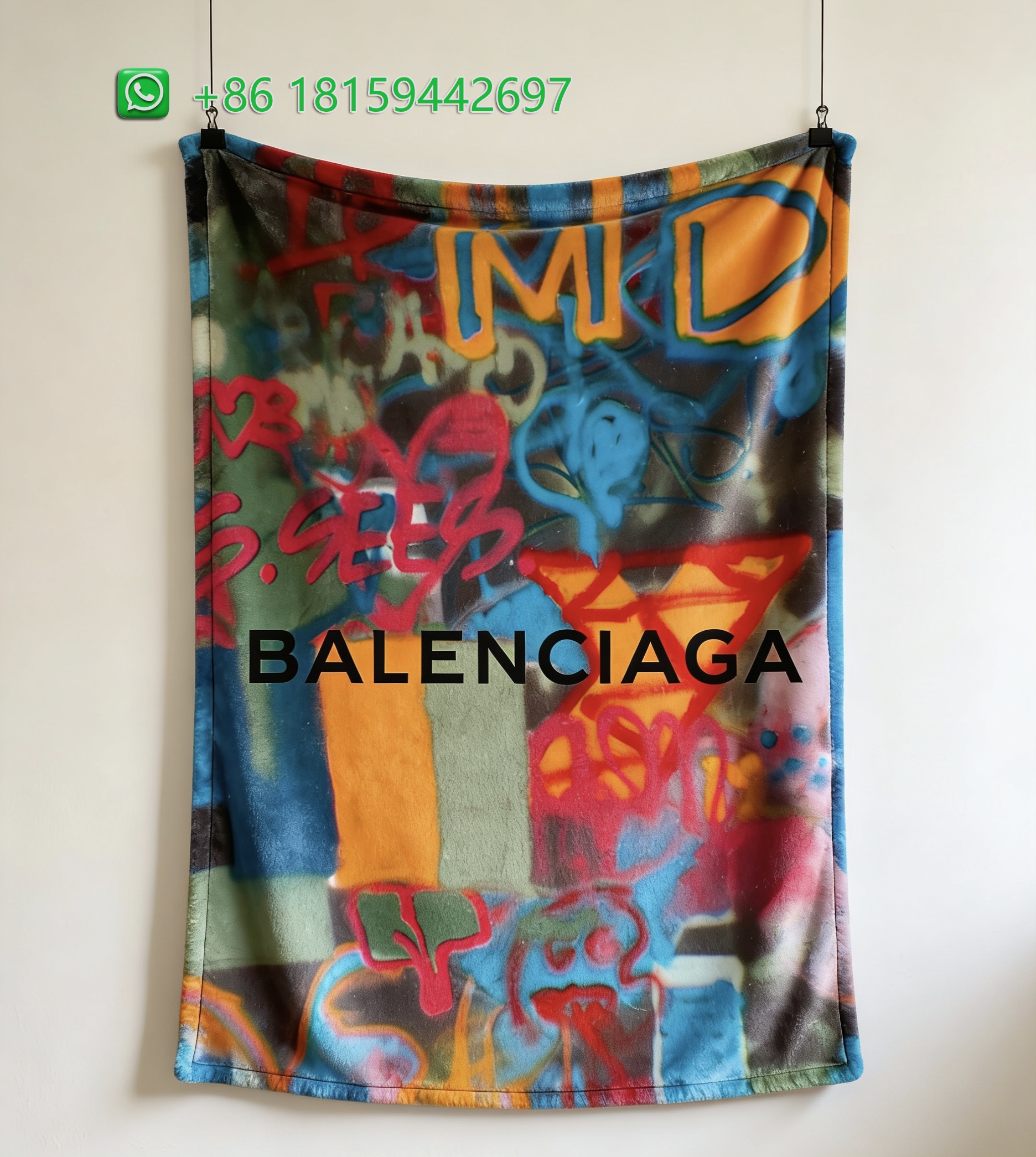 Balenciaga Throw Blankets